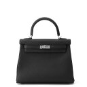 エルメス ハンドバッグ ケリー25 内縫い ブラック/シルバー金具 トゴ W刻印 HERMES Kelly 2wayバッグ 黒 エルメス ケリー エルメス バッ...