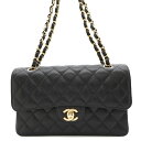 シャネル チェーンショルダーバッグ マトラッセ23 ココマーク ダブルチェーン キャビアスキン A01113 CHANEL 黒 【中古】 シャネル マトラッセ バッグ レディース CHANEL BAG