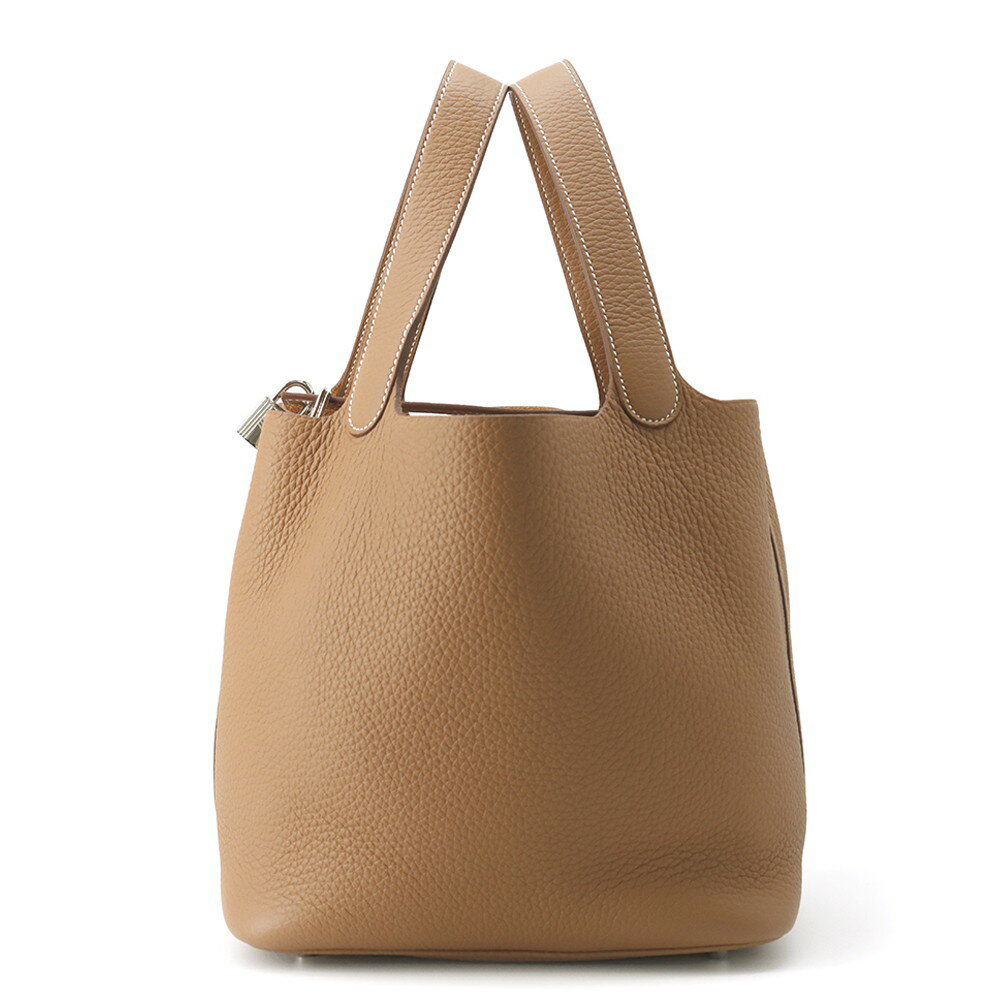 エルメス ハンドバッグ ピコタンロックMM ゴールド/シルバー金具 トリヨンクレマンス K刻印 HERMES トートバッグ エルメス ピコタンロック ピコタン エルメス バッグ エルメス レディース HERMES Picotin Lock HERMES BAGのサムネイル