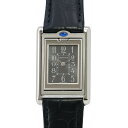 カルティエ タンク バスキュラント W1016830 Cartier 腕時計 ブラック文字盤 【安心保証】 【中古】 カルティエ タンク バスキュラント Cartier カルティエ 中古