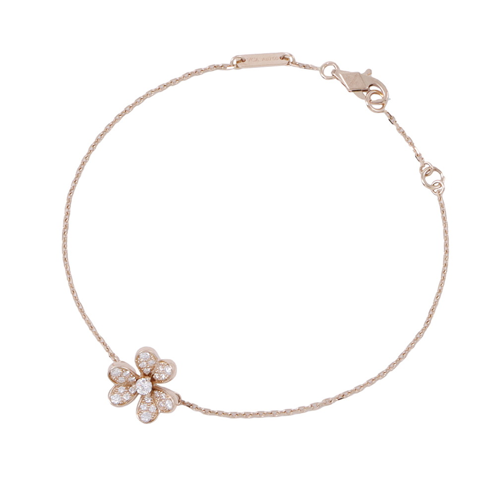 ヴァンクリーフ&アーペル ブレスレット フリヴォル ミニモデル ダイヤモンド 25P 0.22ct K18PGピンクゴールド VCARP7RD00 【安心保証】 【中古】 ヴァンクリーフ&アーペル フリヴォル ダイヤモンド Van Cleef & Arpels ヴァンクリ 中古のサムネイル