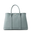 エルメス トートバッグ ガーデンパーティTPM シエル/シルバー金具 カントリー Y刻印 HERMES Garden Party 【安心保証】 【中古】 エルメ...
