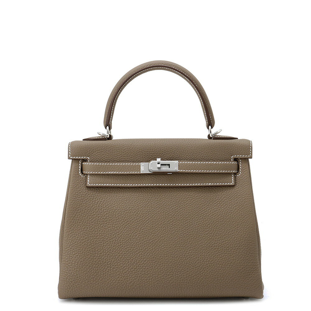 エルメス ハンドバッグ ケリー25内縫い エトゥープ/シルバー金具 トゴ W刻印 2wayショルダー エルメス ケリー エルメス バッグ エルメス レディース HERMES Kelly HERMES BAGのサムネイル