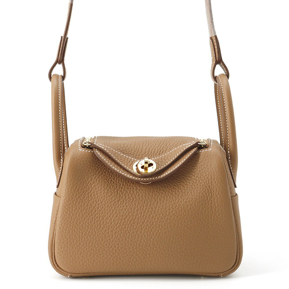 エルメス ハンドバッグ リンディ ミニ ゴールド/ゴールド金具 トリヨンクレマンス K刻印 2wayショルダー エルメス リンディ エルメス バッグ エルメス レディース HERMES BAGのサムネイル