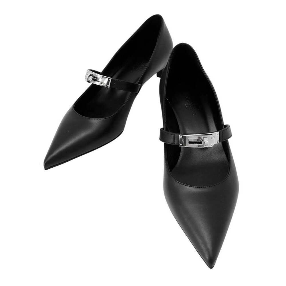 エルメス パンプス キアラ カーフレザー レディースサイズ36 1/2 HERMES 靴 黒 【中古】 エルメス 靴 エルメス レディース HERMESのサムネイル