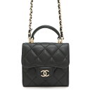 シャネル チェーンショルダーバッグ マトラッセ ココマーク チェーンクラッチ ラムスキン AP2682 CHANEL 黒 【安心保証】 【中古】 シャネル バッグ CHANEL BAG