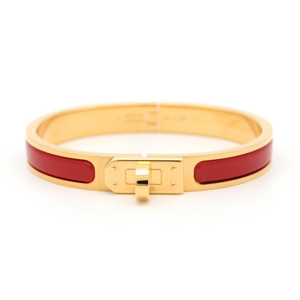 エルメス ブレスレット ミニクリック ケリー PM レッド/ゴールド金具 エナメル HERMES アクセサリー 【中古】 エルメス アクセサリー エルメス バングル HERMES BRACELETのサムネイル