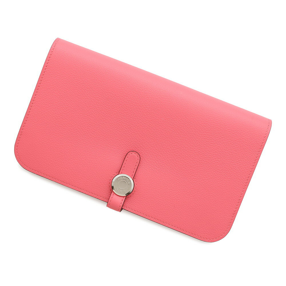 エルメス 長財布 ドゴンGM ローズアザレ/シルバー金具 エバーカラー D刻印 HERMES 財布 【中古】 エルメス 財布 エルメス HERMES WALLETのサムネイル