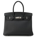 エルメス バーキン30 ブラック/マットシルバー金具 トゴ K刻印 HERMES Birkin ハンドバッグ 黒 エルメス バーキン エルメス バッグ エルメス...