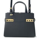 デルヴォ― ハンドバッグ タンペート クラッシュ スモール カーフレザー AA0617AFL0 Delvaux 2way 黒 デルボー 【安心保証】 【中古】 デルヴォ― バッグ Delvaux BAG