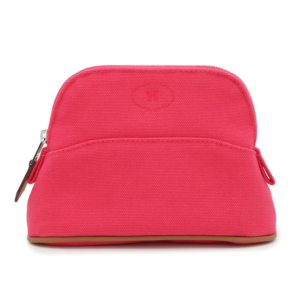 エルメス ポーチ ボリードポーチ ミニミニ ハイビスカス/シルバー金具 コットン HERMES 化粧ポーチ 小物入れ 【中古】 エルメス ポーチ HERMES 中古のサムネイル