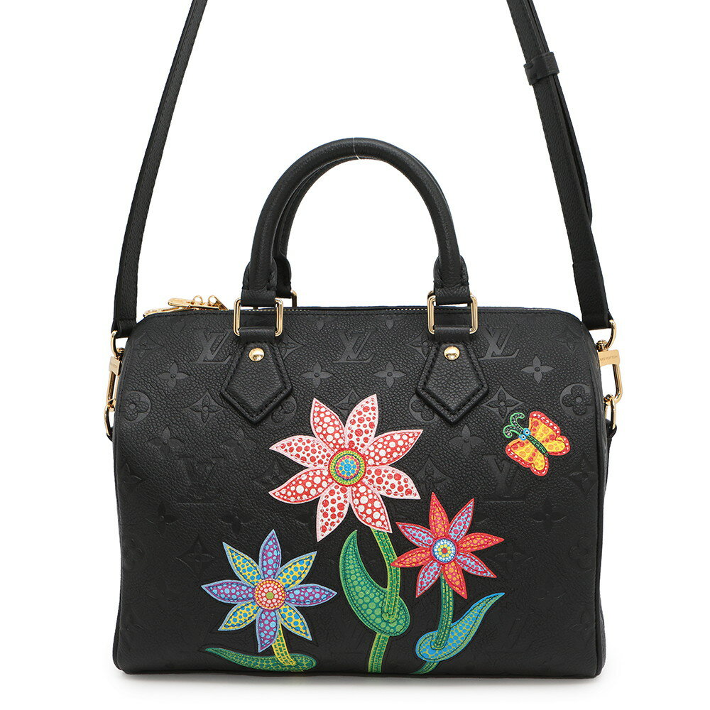 ルイヴィトン ハンドバッグ モノグラム アンプラント スピーディ・バンドリエール25 LV×YK M46415 2way 草間彌生 ブラック 黒 【安心保証】 【中古】 ルイ・ヴィトン モノグラム バッグ LOUIS VUITTON BAGのサムネイル