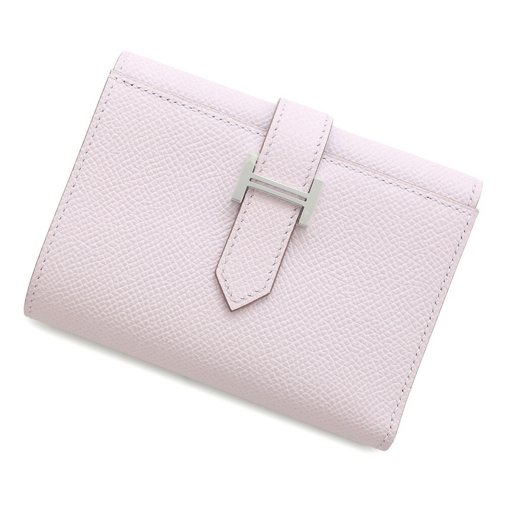 エルメス 三つ折り財布 ベアンコンビネ モーヴペール/シルバー金具 エプソン W刻印 HERMES 財布 エルメス 財布 HERMES WALLETのサムネイル