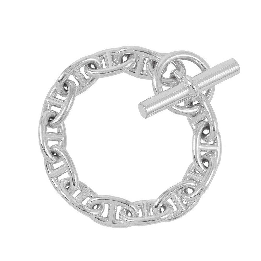 【★決算SALE開催中】エルメス ブレスレット シェーヌダンクルMM 13コマ SV925シルバー HERMES ジュエリー 【中古】 エルメス シェーヌダンクル HERMES 中古