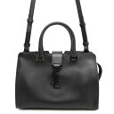 サンローランパリ ハンドバッグ ベイビーカバス レザー 400914 SAINT LAURENT PARIS 2way 黒 【安心保証】 【中古】 サンローランパリ バッグ レディース SAINT LAURENT PARIS BAG