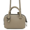 デルヴォー ハンドバッグ クールボックス ナノ カーフレザー AA0669AQY0AKSPA DELVAUX 2way グレージュ 【中古】 デルヴォー バッグ レディース DELVAUX BAG