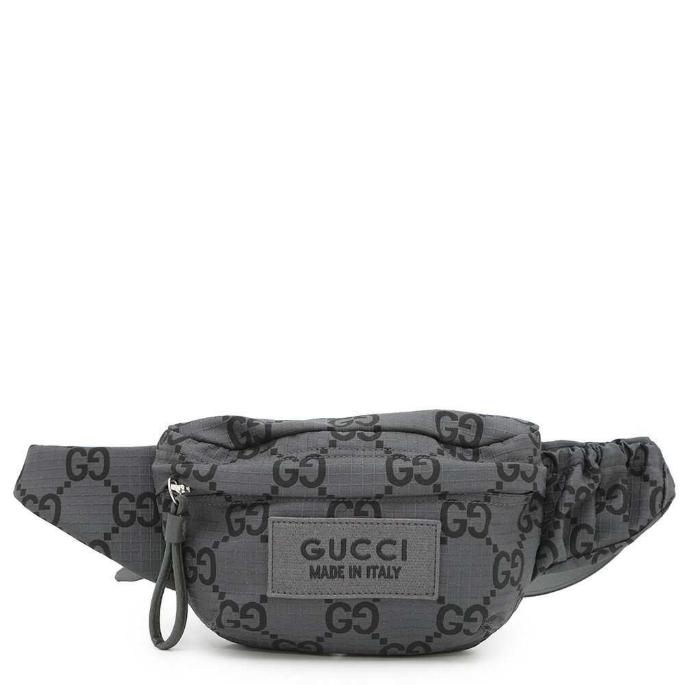 【★決算SALE開催中】グッチ ボディバッグ エコナイロンGG/ポリエステル ベルトバッグ 767934 GUCCI ウエストバッグ 黒 【中古】 グッチ バッグ GUCCI BAG