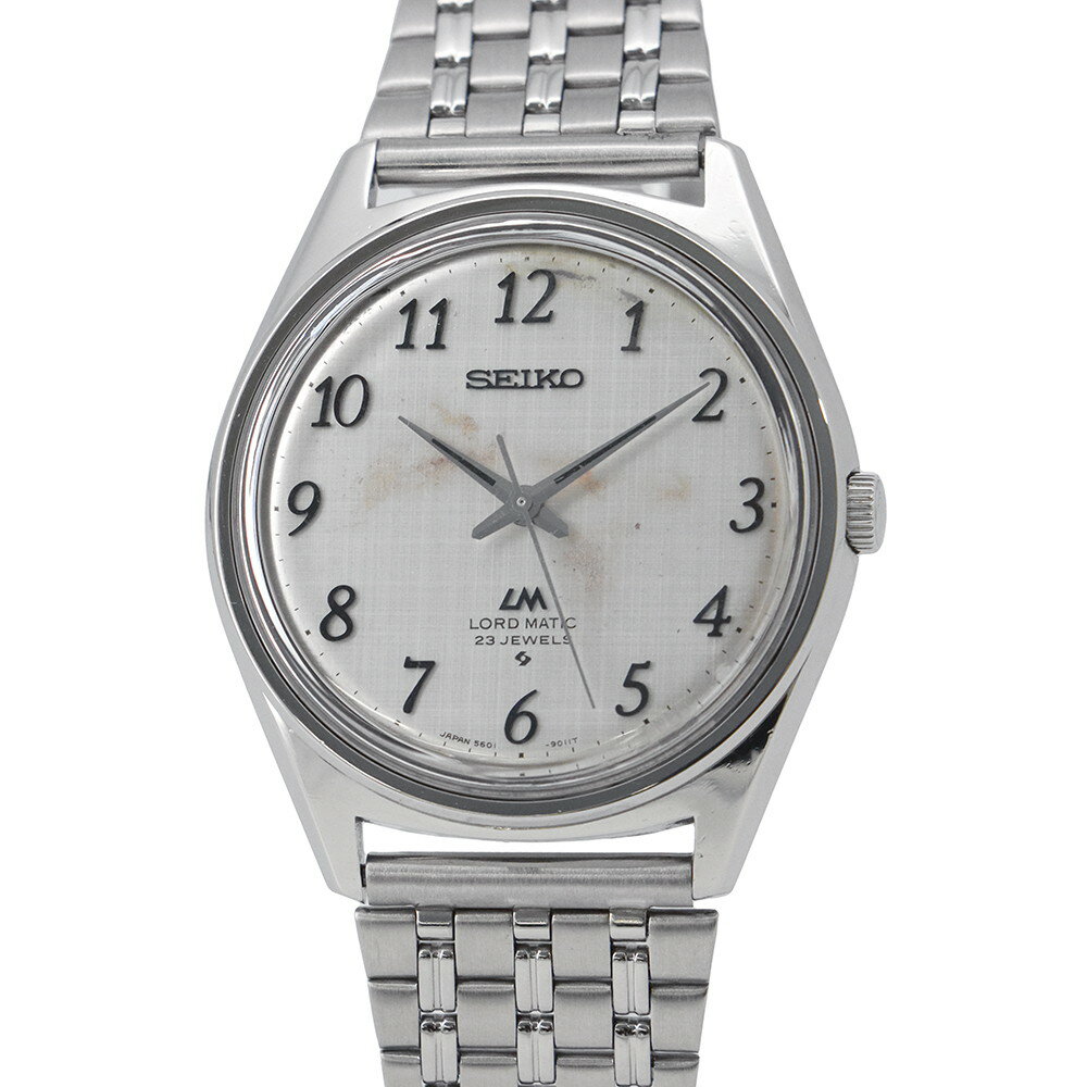 セイコー ロードマチック 5601-9000 SEIKO 腕時計 シルバー文字盤 【安心保証】 【中古】 セイコー ロードマチック SEIKO セイコー 中古