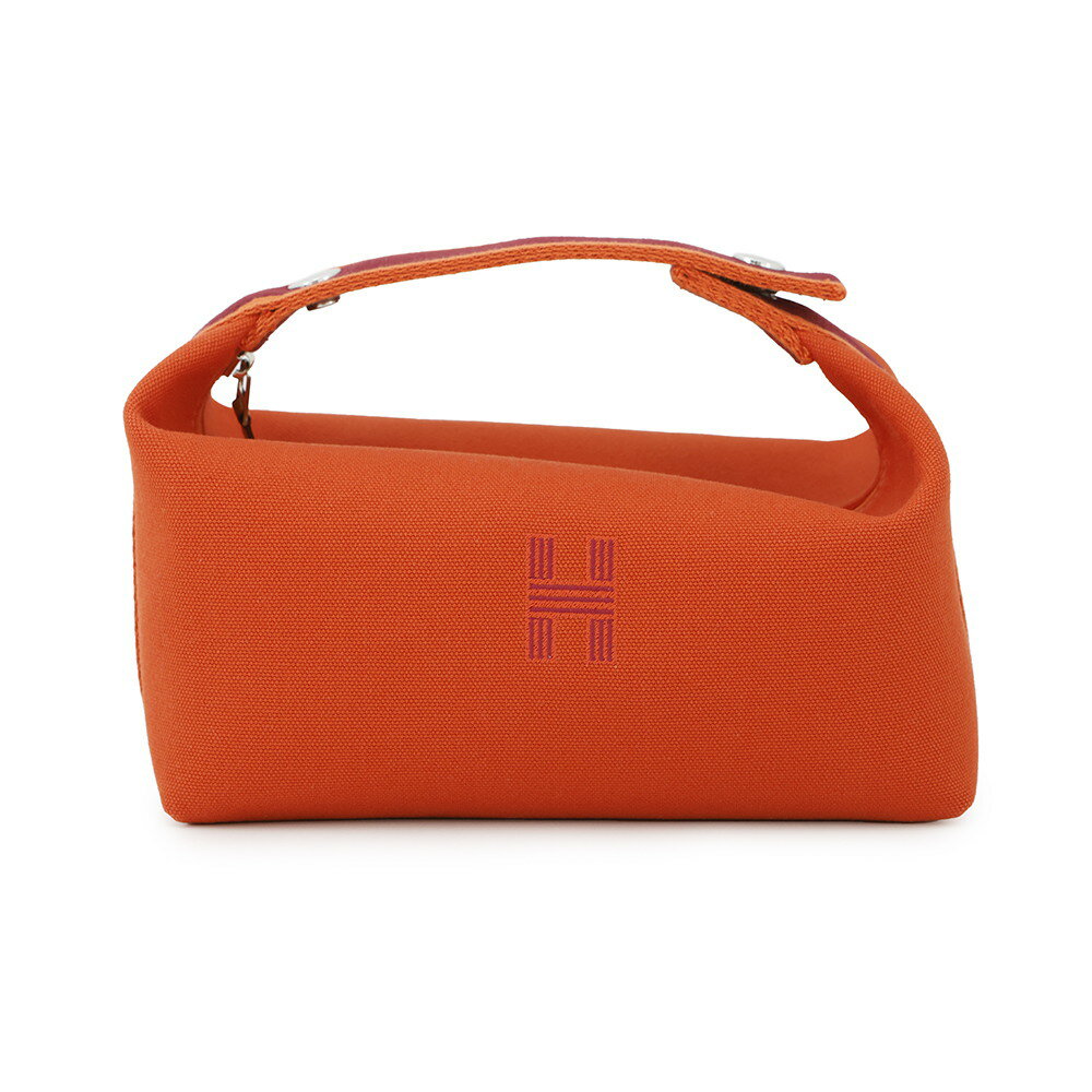 エルメス ポーチ ブリッド・ア・ブラックPM フー/ボルドー/シルバー金具 キャンバス 【中古】 エルメス 小物入れ エルメス HERMES