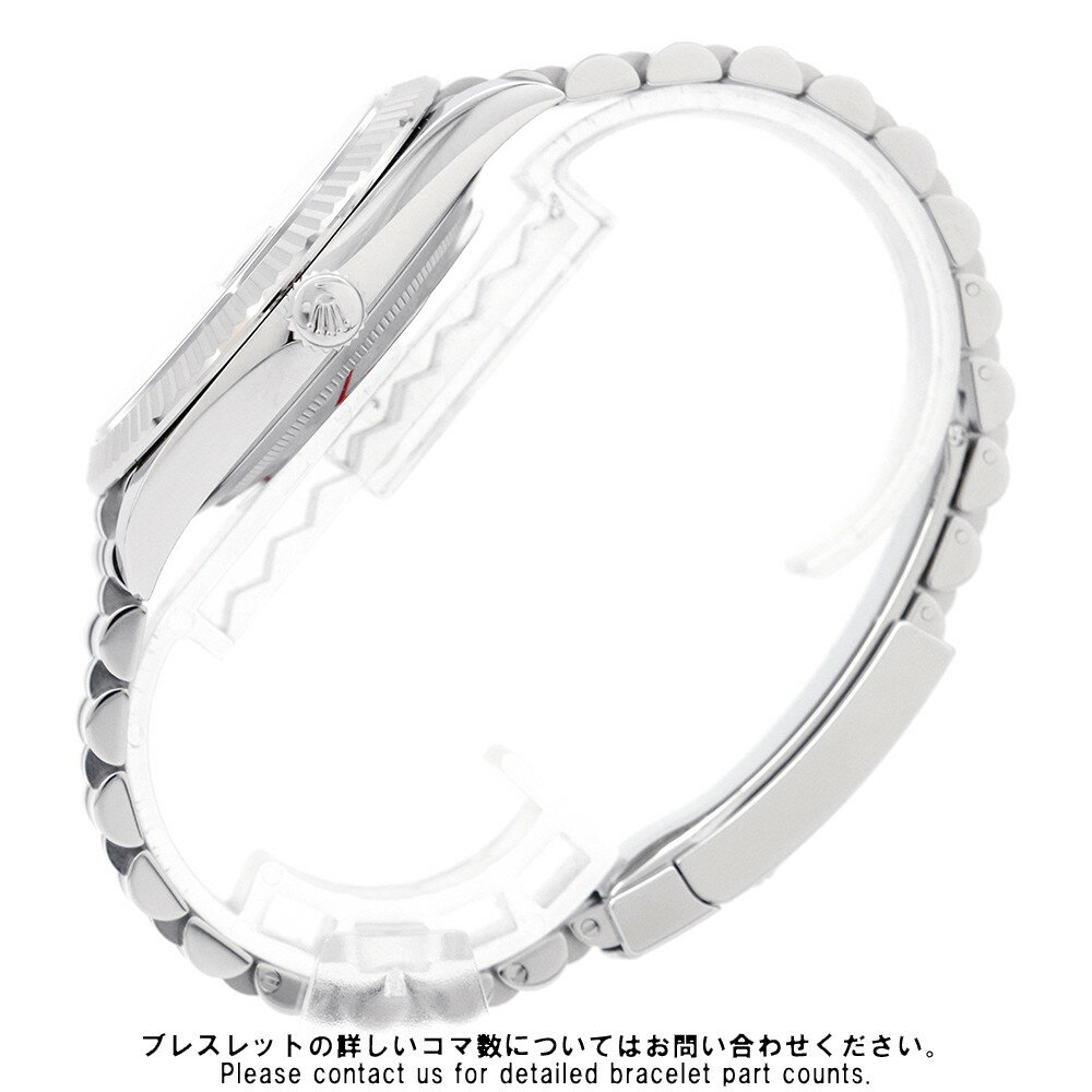 ロレックス デイトジャスト41 SS/K18WG 126334 ROLEX 腕時計 アズーロ ブルー文字盤 ローマン 【安心保証】 【中古】 ロレックス デイトジャスト ROLEX ロレックス 中古