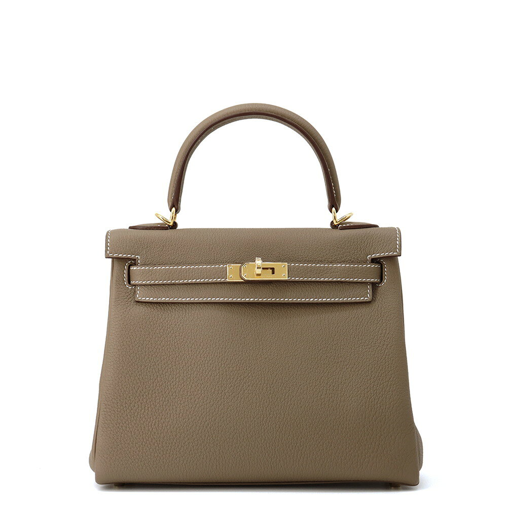 エルメス ハンドバッグ ケリー25 内縫い エトゥープ/ゴールド金具 トゴ W刻印 2wayショルダー 【中古】 エルメス ケリー エルメス バッグ エルメス レディース HERMES Kelly HERMES BAGのサムネイル