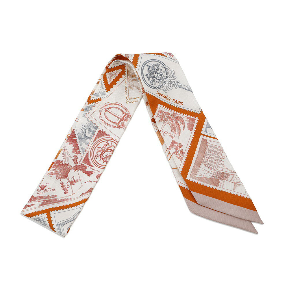 エルメス スカーフ ツイリー フォーブルの切手愛好家 HERMES シルクツイル 2025年秋冬 【中古】 エルメス スカーフ エルメス ツイリー HERMES SCARF TWILLYのサムネイル