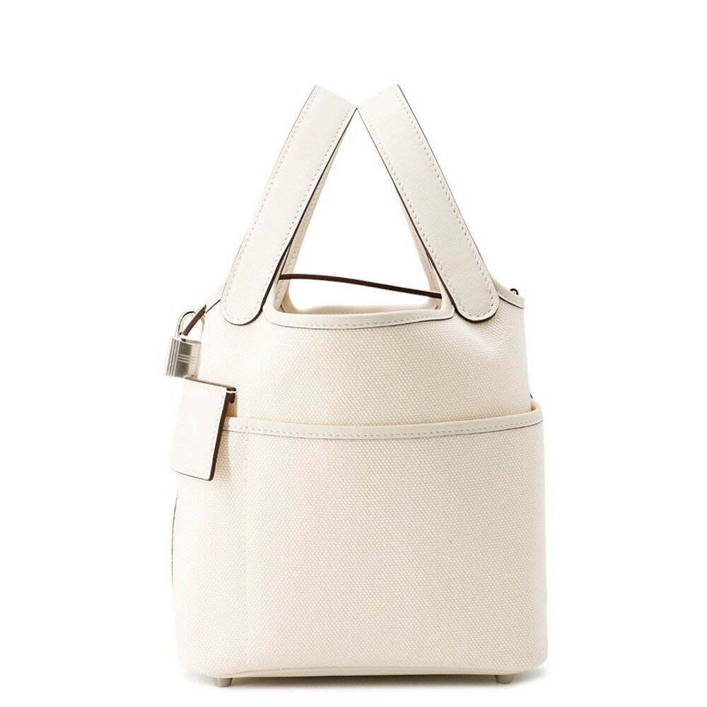 エルメス ハンドバッグ ピコタンロックPM カーゴ ナタ/シルバー金具 スイフト/トワルゴエラン K刻印 HERMES トートバッグ エルメス ピコタンロック ピコタン エルメス バッグ エルメス レディース HERMES Picotin Lock HERMES BAGのサムネイル