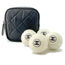 シャネル テニスセット テニスボール 硬式用 キャンバス エラスティック A52852 CHANEL 白 【安心保証】 【中古】 シャネル テニスセット CHANEL