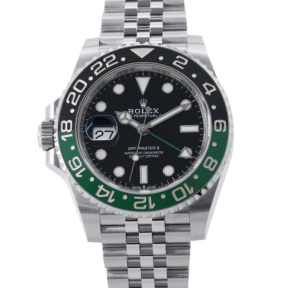 ロレックス GMTマスター2 126720VTNR ROLEX 腕時計 黒文字盤 【安心保証】 【中古...