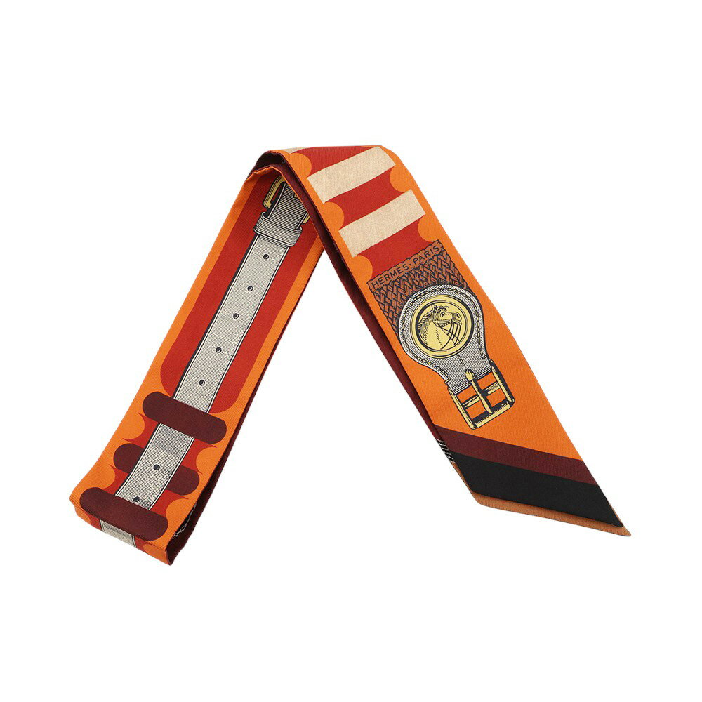 エルメス スカーフ ツイリー ブリッド・ア・ブロック/詩的な目録 HERMES シルクツイル 2025秋冬 【中古】 エルメス スカーフ エルメス ツイリー HERMES SCARF TWILLY