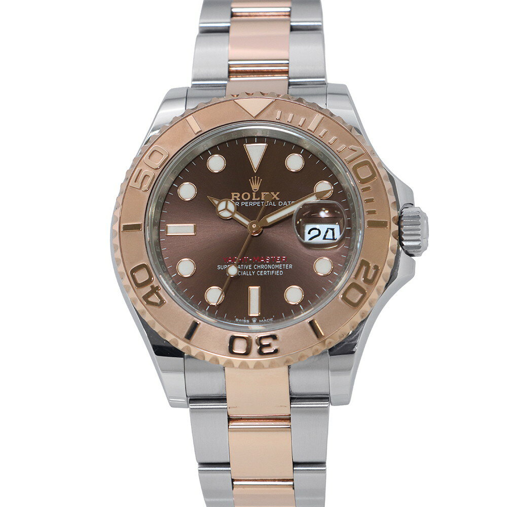 ロレックス ヨットマスター40 K18PGピンクゴールド 126621 ROLEX 腕時計 ウォッチ エバーローズゴールド チョコレート文字盤 【安心保証】 【中古】 ロレックス ヨットマスター ROLEX 中古