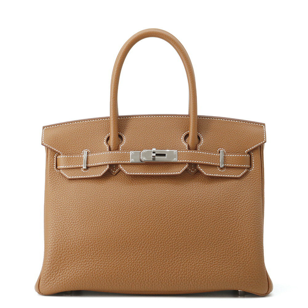 エルメス バーキン30 ゴールド/シルバー金具 トゴ U刻印 HERMES Birkin ハンドバッグ 【安心保証】 【中古】 エルメス バーキン エルメス バッグ エルメス レディース HERMES Birkin HERMES BAG
