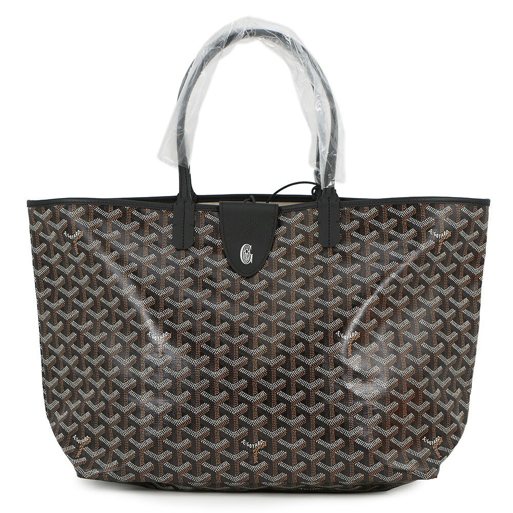 GOYARD - ゴヤール トートバッグ サンルイPM PVC レザー STLCROPMLTY01CL01P GOYARD ポーチ付き 黒 ゴヤール バッグ GOYARD BAG