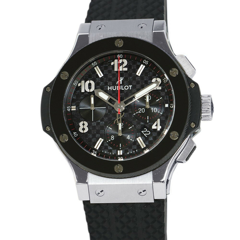 ウブロ ビッグバン スチール セラミック 301.SB.131.RX HUBLOT 腕時計 黒文字盤 ...