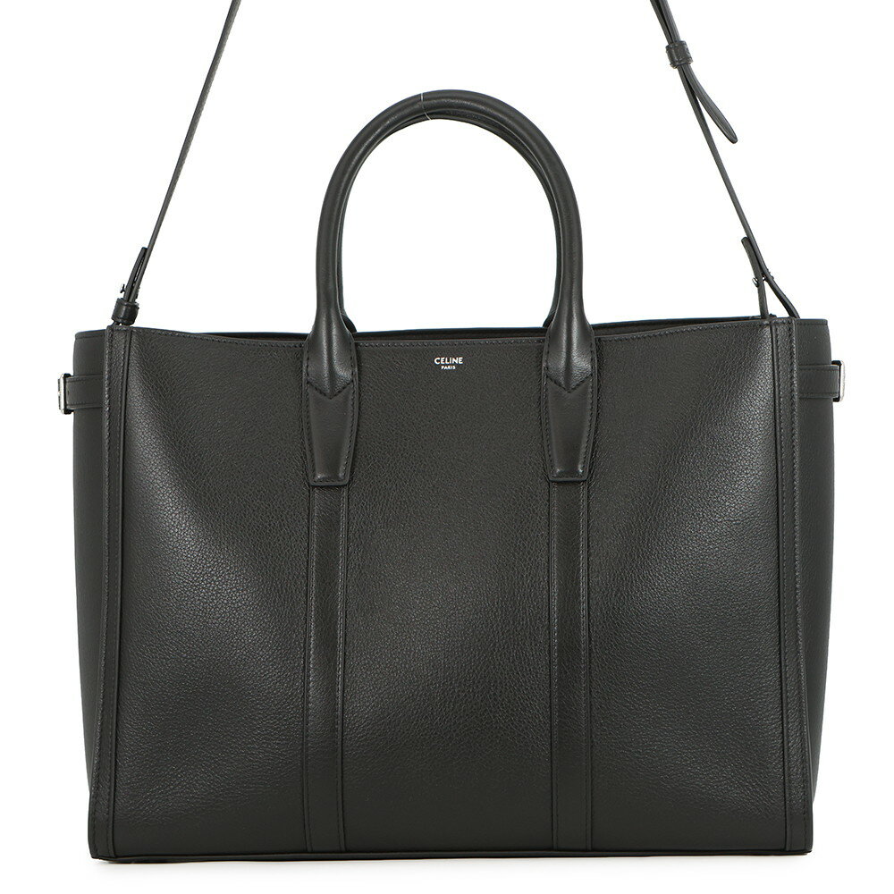 セリーヌ トートバッグ ミディアム カバ マラケ サプルカーフレザー 116273 CELINE 黒 2way 【安心保証】 【中古】 セリーヌ バッグ メンズ CELINE BAG