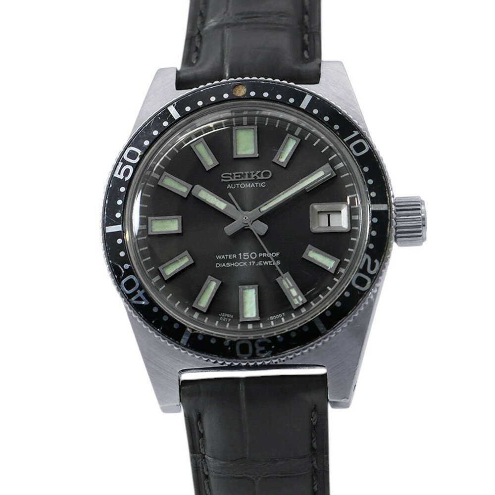 セイコー 150m ダイバーファーストモデル後期型 6217-8001 SEIKO 腕時計 グレー文字盤 【安心保証】 【中古】 セイコー SEIKO セイコー 中古