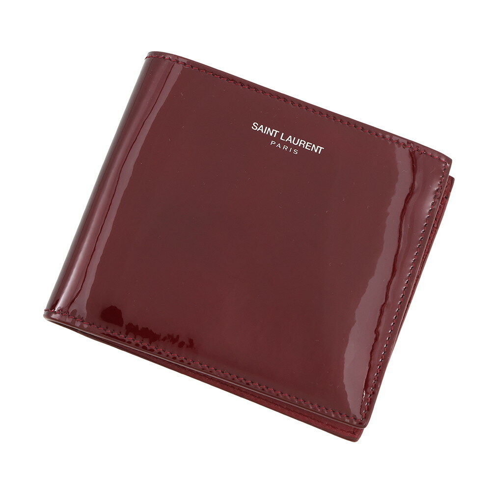 Rakuten - サンローランパリ 二つ折り財布 イースト/ウエスト ウォレット パテントレザー 396307 SAINT LAURENT PARIS 【中古】 サンローランパリ 財布 レディース SAINT LAURENT PARIS WALLET