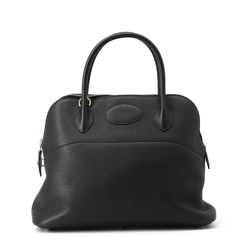 HERMES 31 - エルメス ハンドバッグ ボリード31 ブラック/ゴールド金具 トリヨンクレマンス C刻印 2wayショルダー 黒 【安心保証】 【中古】 エルメス ボリード エルメス バッグ エルメス レディース HERMES BAG