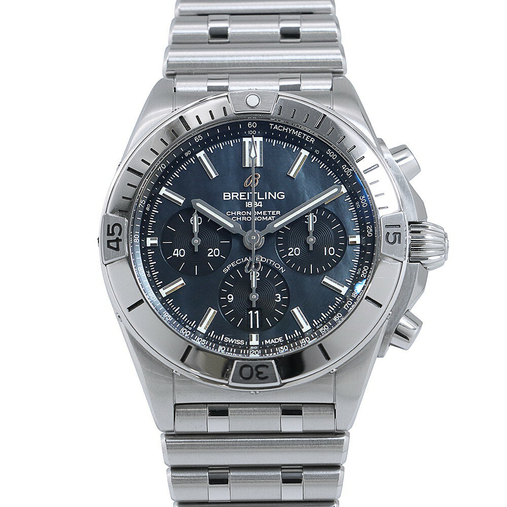 TISSOT - ブライトリング クロノマット B01 42 ジャパン エディション AB0134101B3A1 ブラックマザーオブパール文字盤 【安心保証】 【中古】 ブライトリング クロノマット BREITLING ブライトリング 中古