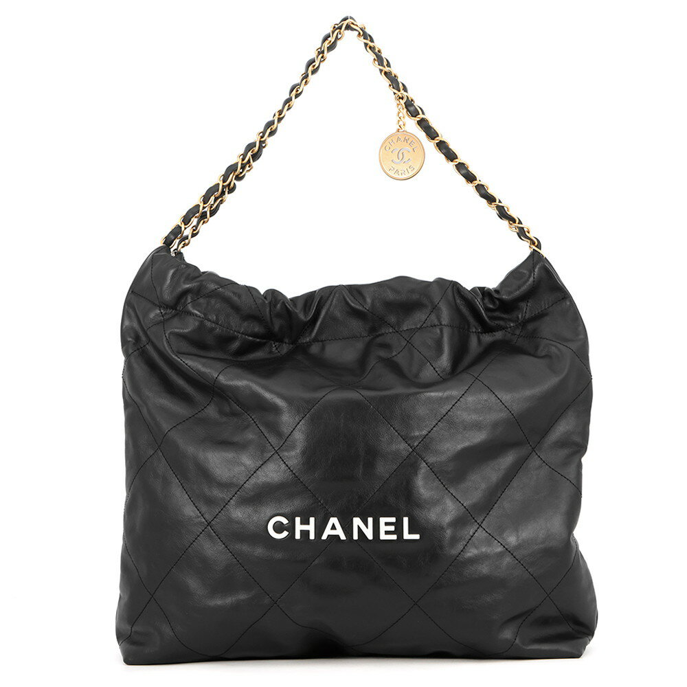 Other - シャネル ハンドバッグ シャネル22 ミディアム シャイニーカーフスキン AS3261 CHANEL バッグ ショルダーバッグ 黒 【安心保証】 【中古】 シャネル バッグ レディース CHANEL BAG
