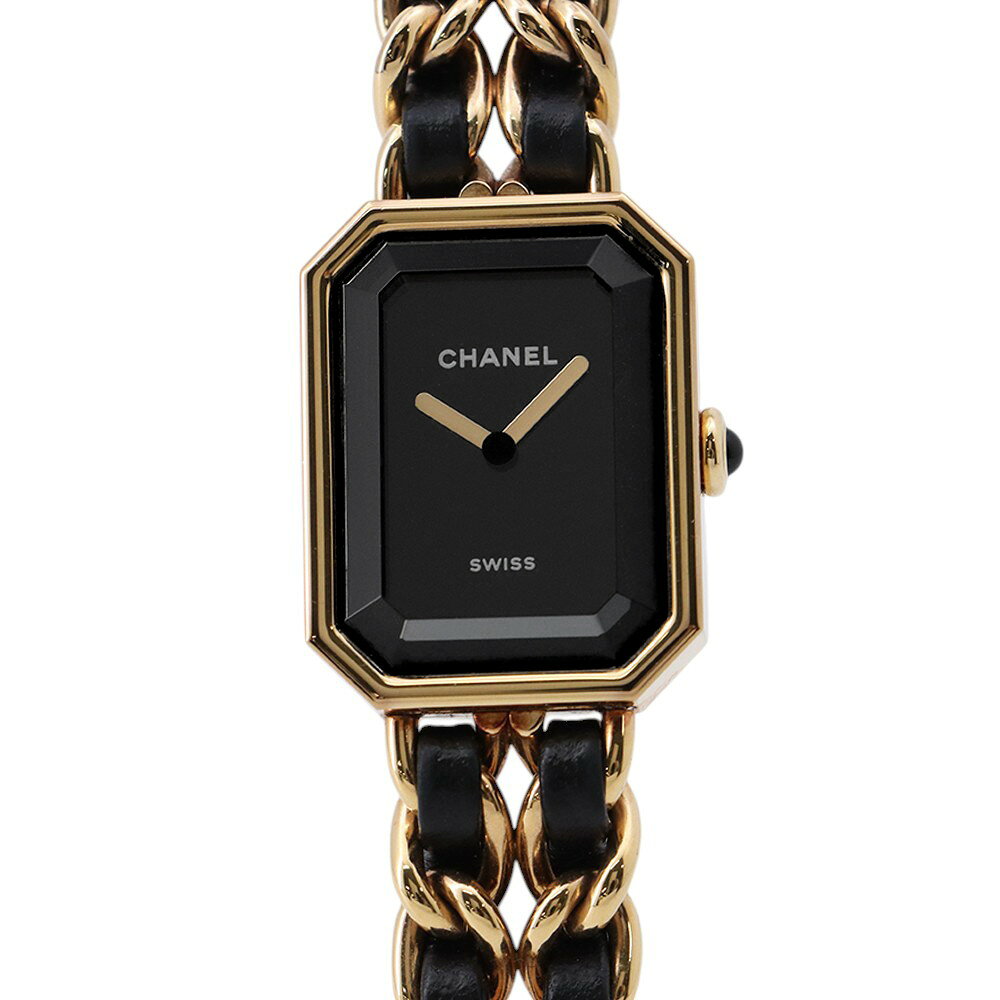 Other - シャネル プルミエール オリジナルエディション M H6951 CHANEL 腕時計 黒文字盤 クォーツ 【安心保証】 【中古】 シャネル プルミエール CHANEL シャネル 中古