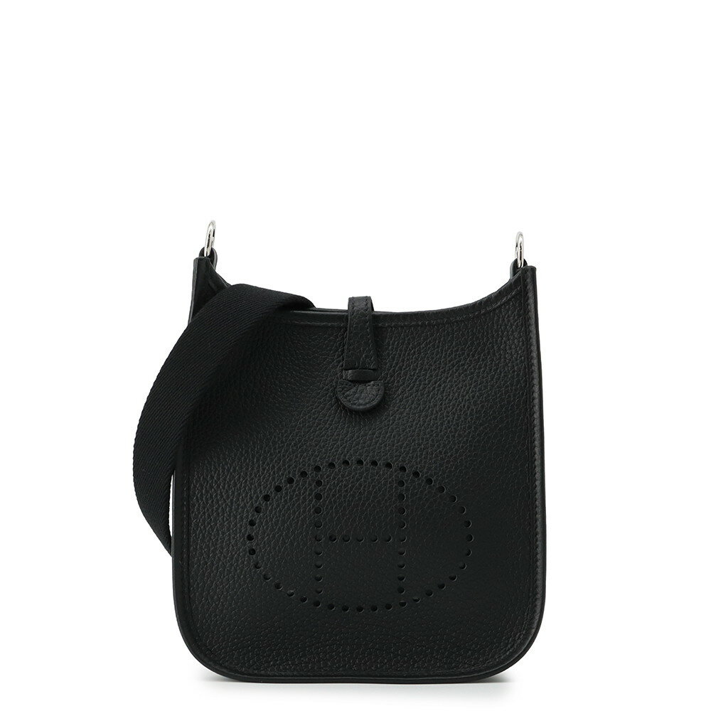 Rakuten - エルメス ショルダーバッグ エブリンTPM 111cm アマゾン ブラック/シルバー金具 トリヨンクレマンス G刻印 HERMES 黒 エルメス エブリン バッグ レディース HERMES BAG