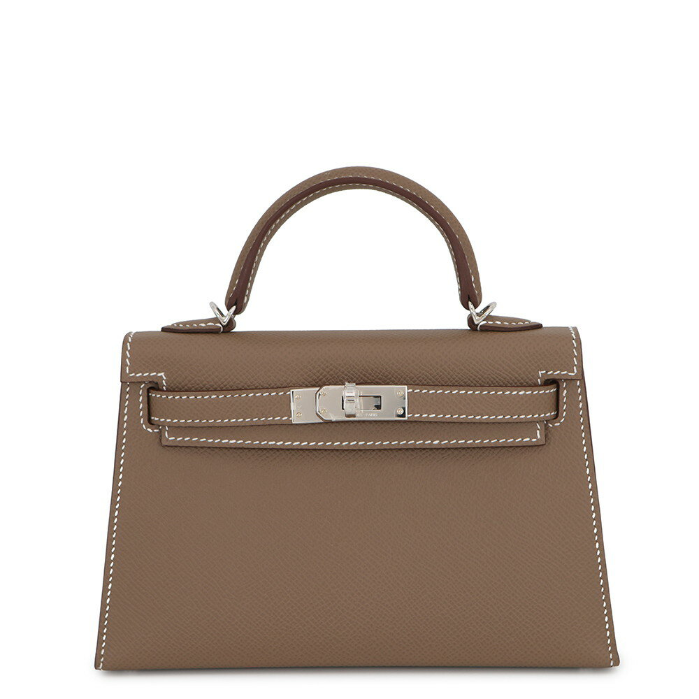 Rakuten - エルメス ハンドバッグ ミニケリー 外縫い エトゥープ/シルバー金具 エプソン G刻印 HERMES 2wayバッグ 【中古】 エルメス ケリー エルメス バッグ エルメス レディース HERMES Kelly HERMES BAG