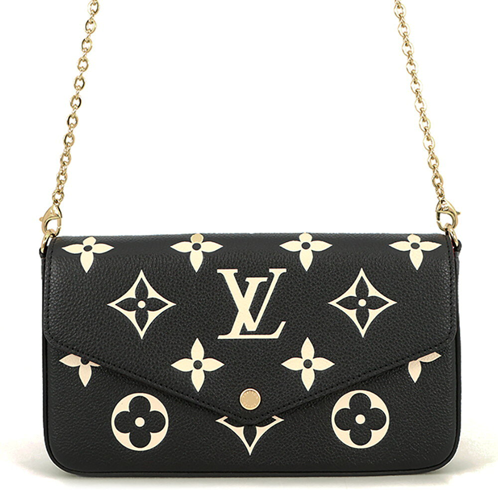 Rakuten - ルイヴィトン チェーンウォレット モノグラム・アンプラント ポシェット・フェリシー M82479 LOUIS VUITTON ヴィトン 財布 黒 【中古】 ルイ・ヴィトン 財布 ルイ ヴィトン モノグラム チェーンウォレット LOUIS VUITTON WALLET