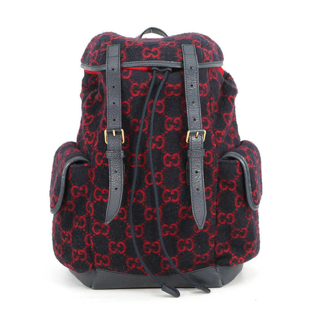 gucci///////////////\' - グッチ リュック GGウール 598184 GUCCI バッグ バックパック 【安心保証】 【中古】 グッチ バッグ メンズ GUCCI BAG
