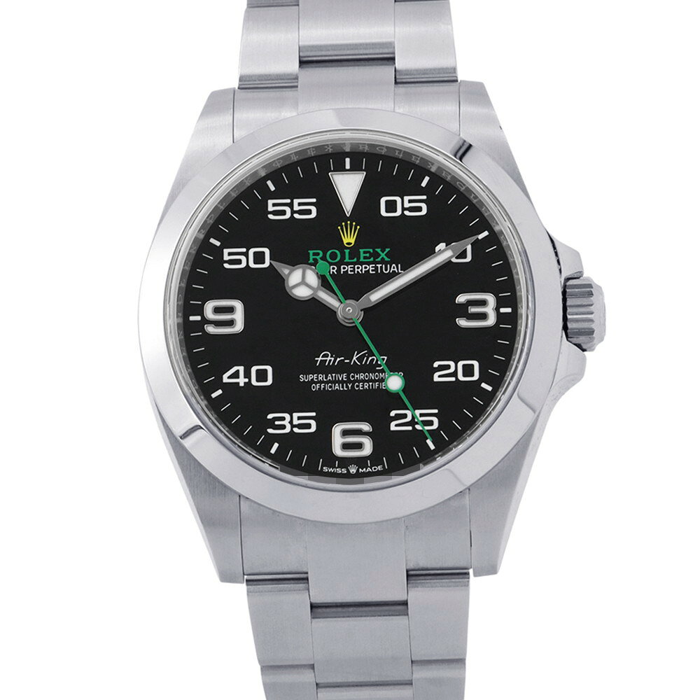 ロレックス エアキング ランダムシリアル ルーレット 126900 ROLEX 腕時計 黒文字盤 取扱店舗 タイムゾーン中野ブロードウェイ 店舗一覧 店舗一覧はこちら＞ 商品番号11285557 ランク中古A ブランドロレックス 状態ベゼル、ラグ、バックル、ケースサイド/スレ、キズ ケース、ブレス、リューズ、裏蓋/スレ 箱/スレ、汚れ 型番126900 磨き仕上げ未 当店保証6ヶ月保証 文字盤色ブラック 素材 SS ケースサイズW40mm ベルトサイズ腕回り最大約19.5cm ムーブメント自動巻き 精度日差：+3秒（文字盤上） 日差：+2秒（竜頭下） 防水機能100m防水 付属品 箱・専用ケース・保証書(2024年6月購入印)・説明書 製造番号ランダムシリアル(2010年以降の製造) 生産国スイス 　　 　※腕時計の保証に関する注意事項 ◆当店保障の有無に関わらず、一部の腕時計においては正規店およびメーカーによる修理対応をお受けできない場合がございます。 その際は、当店提携の時計専門工房による修理にて対応させていただきます。 ◆当店が設けている保証期間後は有償修理となります。 ◆保証期間は商品ランクにより異なります。新品ランク・未使用ランクの場合、購入日より1年以内、それ以外のランクの場合、購入日より6ヶ月以内です。 ◆以下事項に関しましては保証期間内でも無償修理が受けられません。 ◆お客様による不注意や不適切な取扱による故障や損傷。 ◆ゼンマイ切れなどの故障。 ◆時計機械内部への水分などの侵入が原因となる故障や不具合。 ◆ケース、ベルト、風防、リューズなどの外装部の故障や損傷。 ◆地震、火災、水害、事故などによる故障や損傷。 ◆品質および機能上、許容範囲と当店が判断した視覚的現象。 ◆品質および機能に問題がないと当店および発売元メーカー、当店契約修理業者が判断した場合。 ◆お客様ご自身にて発売元やメーカーへの直接修理依頼をされた場合、その費用を当店に請求できません。 　　 ※ルイヴィトンに関する注意事項 ◆ルイヴィトンの取り組みにおいてNFC（ICチップ）の導入により、一部商品から製造番号の刻印がご確認できない場合がございますが、当店では正しい知識のあるバイヤーにて鑑定済みの商品を販売しておりますのでご安心ください。 ◆同じモデルの商品であっても、ルイヴィトンの仕様変更「マイナーチェンジ」により、ページ掲載の写真や仕様と異なる場合があります。 ◆新品ランクの状態でも多少の細かい傷（金具やパインピング等）がございます。（製造工程上やむを得ず細かなスレが生じると直営店から回答がありました。直営店で購入される場合でもこのような傷が見受けられることがあります。) ◆製造国は商品によって異なりますのでご指定いただけません。 ◆米国で製造されたモデルには製造国の刻印がない場合があります。 ◆ヌメ革が使用されている商品の場合、使用せずとも時間の経過と共にヌメ革の色が焼ける性質を持っています。一部新品ランクの商品でも若干色が焼けている場合がありますので、予めご了承の上ご購入いただければ幸いです。 ◆新品ランクの商品でも検品時より傷等が目立つ場合は「未使用ランク」に格付けしております。 ◆プリントや柄が入っている商品は、ページ上の商品画像とお届けする商品と多少配色が違う場合がございます。 ◆素材説明書は新品ランク、かつ在庫がある場合のみ同梱しております。 ◆付属品は、商品詳細情報の付属品欄に記載のある物のみとなります。 ◆不明点ございましたらお問合わせ先までご連絡ください。Tel：0120-098-082 当店取り扱い商品は、実店舗・他通販サイトにも掲載を行っており在庫を共有しております。 商品の性質上すべて一点物となるため、ご注文が確定した場合でも欠品となることもございます。 その際は当店よりご連絡をさせていただきます。 *Import taxes are not included.*We do not ship exotic leather items that does not comes with CITES. *The credit card name, the order name, and the recipient name must match.ロレックス エアキング ランダムシリアル ルーレット 126900 ROLEX 腕時計 黒文字盤 【安心保証】 【中古】