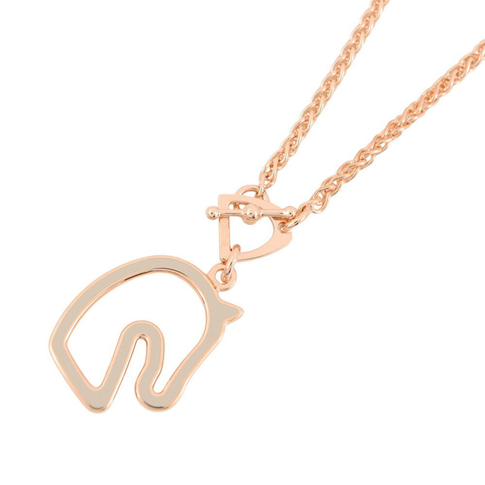 乐天商城 - エルメス ネックレス トネール PM シュヴァル マロングラッセ/ピンクゴールド金具 HERMES アクセサリー エルメス アクセサリー エルメス HERMES NECKLACE