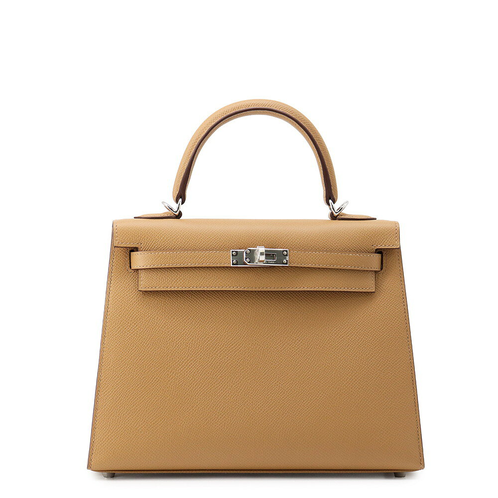 乐天商城 - エルメス ハンドバッグ ケリー25 外縫い ビスキュイ/シルバー金具 エプソン K刻印 HERMES Kelly 2wayバッグ エルメス ケリー エルメス バッグ エルメス レディース HERMES Kelly HERMES BAG