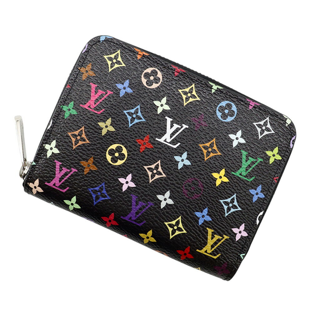 ルイヴィトン コインケース モノグラム・マルチカラー LV×TM ジッピー・コインパース M13409 村上隆 ブラック 黒 【中古】 ルイ・ヴィトン モノグラム LOUIS VUITTON WALLET