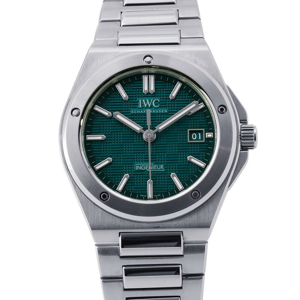 IWC インヂュニア オートマティック IW328903 腕時計 ウォッチ アクア文字盤 【安心保証】 【中古】 IWC インヂュニア IWC 中古